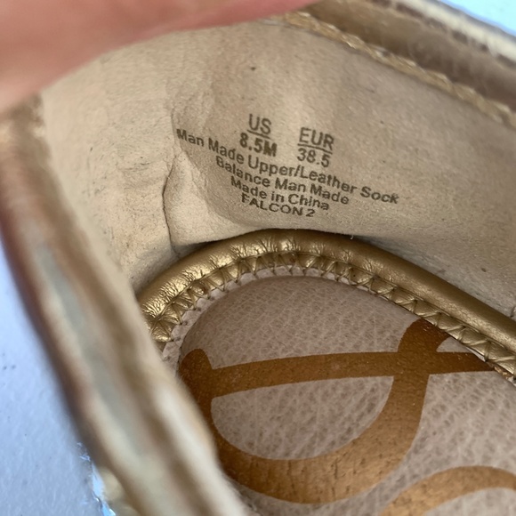 Sam Edelman Falcon 2 Metallic Ballet Flat Size 8.5 M - Picture 8 of 8